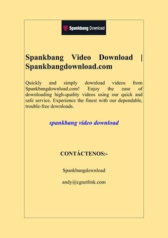 spankbangdownload|YisusChrist/spankbang